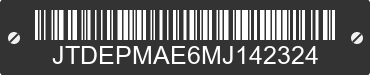 2021 TOYOTA Corolla JTDEPMAE6MJ142324 VIN decoded