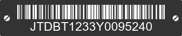 2000 TOYOTA Echo JTDBT1233Y0095240 VIN decoded