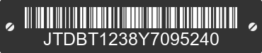 2000 TOYOTA Echo JTDBT1238Y7095240 VIN decoded