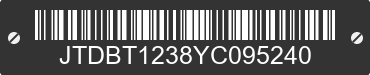 2000 TOYOTA Echo JTDBT1238YC095240 VIN decoded