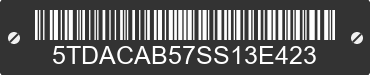 2025 TOYOTA Grand Highlander 5TDACAB57SS13E423 VIN decoded