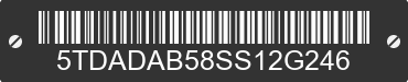2025 TOYOTA Grand Highlander 5TDADAB58SS12G246 VIN decoded