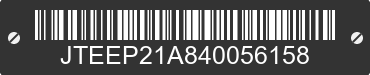 2004 TOYOTA Highlander JTEEP21A840056158 VIN decoded