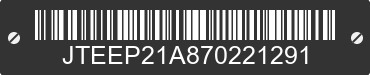 2007 TOYOTA Highlander JTEEP21A870221291 VIN decoded