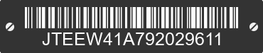 2009 TOYOTA Highlander JTEEW41A792029611 VIN decoded