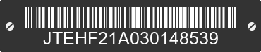 2003 TOYOTA Highlander JTEHF21A030148539 VIN decoded