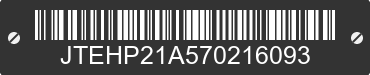 2007 TOYOTA Highlander JTEHP21A570216093 VIN decoded