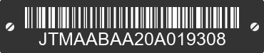0 TOYOTA Highlander JTMAABAA20A019308 VIN decoded