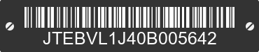 0 TOYOTA Land Cruiser JTEBVL1J40B005642 VIN decoded