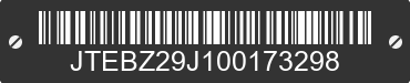 0 TOYOTA Land Cruiser JTEBZ29J100173298 VIN decoded