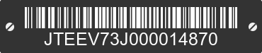 0 TOYOTA Land Cruiser JTEEV73J000014870 VIN decoded