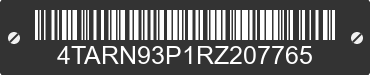1994 TOYOTA Pick-Up 4TARN93P1RZ207765 VIN decoded