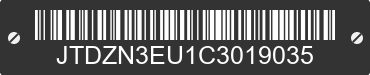 2012 TOYOTA Prius V JTDZN3EU1C3019035 VIN decoded
