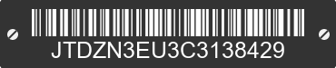 2012 TOYOTA Prius V JTDZN3EU3C3138429 VIN decoded