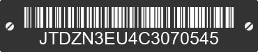 2012 TOYOTA Prius V JTDZN3EU4C3070545 VIN decoded