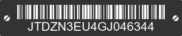 2016 TOYOTA Prius V JTDZN3EU4GJ046344 VIN decoded