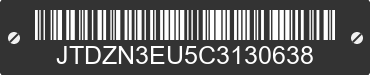 2012 TOYOTA Prius V JTDZN3EU5C3130638 VIN decoded