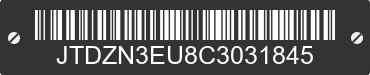 2012 TOYOTA Prius V JTDZN3EU8C3031845 VIN decoded