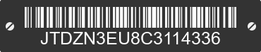 2012 TOYOTA Prius V JTDZN3EU8C3114336 VIN decoded