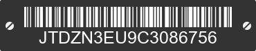 2012 TOYOTA Prius V JTDZN3EU9C3086756 VIN decoded
