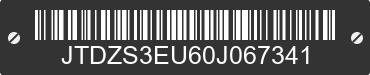 0 TOYOTA Prius V JTDZS3EU60J067341 VIN decoded