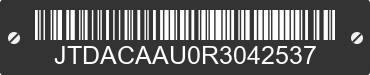 2024 TOYOTA Prius JTDACAAU0R3042537 VIN decoded