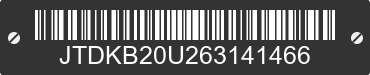 2006 TOYOTA Prius JTDKB20U263141466 VIN decoded