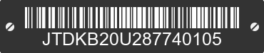 2008 TOYOTA Prius JTDKB20U287740105 VIN decoded