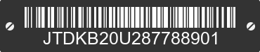 2008 TOYOTA PRIUS JTDKB20U287788901 VIN decoded