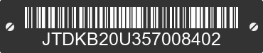 2005 TOYOTA PRIUS JTDKB20U357008402 VIN decoded