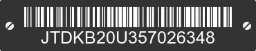 2005 TOYOTA PRIUS JTDKB20U357026348 VIN decoded
