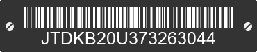 2007 TOYOTA PRIUS JTDKB20U373263044 VIN decoded