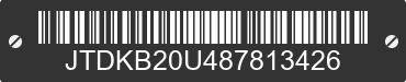 2008 TOYOTA Prius JTDKB20U487813426 VIN decoded
