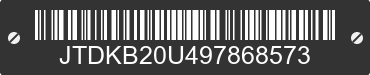 2009 TOYOTA PRIUS JTDKB20U497868573 VIN decoded