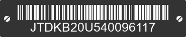 2004 TOYOTA Prius JTDKB20U540096117 VIN decoded