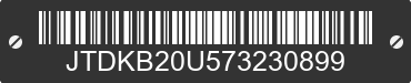 2007 TOYOTA PRIUS JTDKB20U573230899 VIN decoded