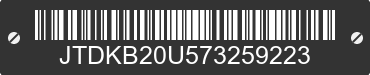 2007 TOYOTA PRIUS JTDKB20U573259223 VIN decoded