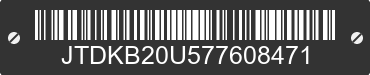 2007 TOYOTA PRIUS JTDKB20U577608471 VIN decoded