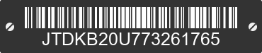 2007 TOYOTA PRIUS JTDKB20U773261765 VIN decoded