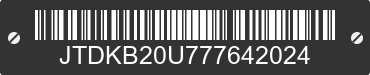 2007 TOYOTA PRIUS JTDKB20U777642024 VIN decoded