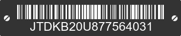 2007 TOYOTA PRIUS JTDKB20U877564031 VIN decoded