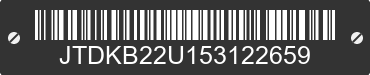 2005 TOYOTA PRIUS JTDKB22U153122659 VIN decoded