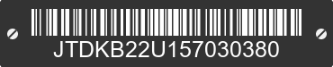 2005 TOYOTA PRIUS JTDKB22U157030380 VIN decoded