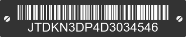 2013 TOYOTA Prius JTDKN3DP4D3034546 VIN decoded