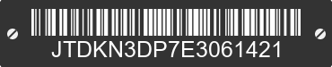 2014 TOYOTA Prius JTDKN3DP7E3061421 VIN decoded