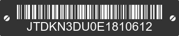2014 TOYOTA Prius JTDKN3DU0E1810612 VIN decoded