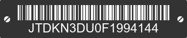 2015 TOYOTA Prius JTDKN3DU0F1994144 VIN decoded