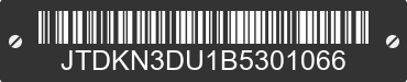 2011 TOYOTA Prius JTDKN3DU1B5301066 VIN decoded
