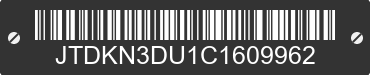 2012 TOYOTA Prius JTDKN3DU1C1609962 VIN decoded