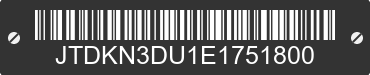 2014 TOYOTA PRIUS JTDKN3DU1E1751800 VIN decoded